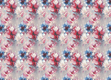 Серо-красные обои Grandeco Very VE 3005